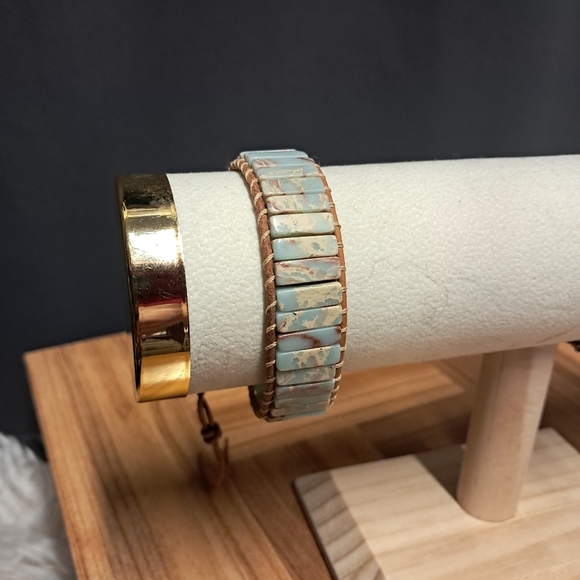 Jasper Wrap Bracelet - Picture 1 of 3